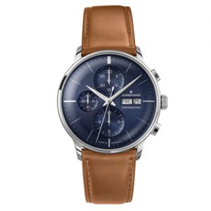 Junghans Meister Chronoscope Uhr mit Lederarmband
