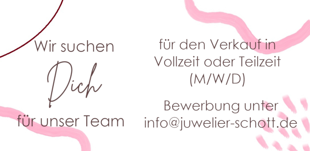 Stellenanzeige Verkäuferin Juwelier Schott GmbH in Tübingen